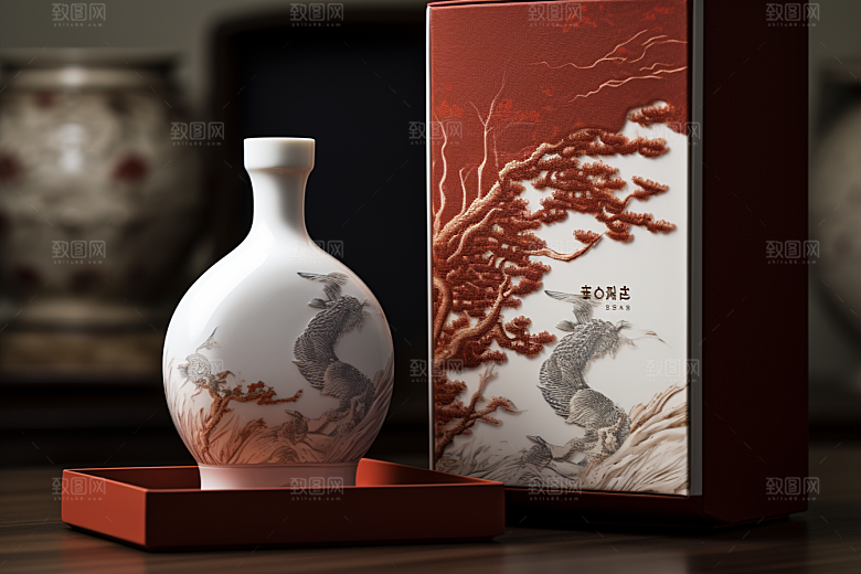 美酒饮品酒器摄影图
