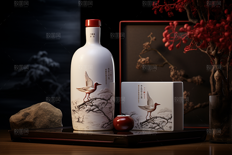 美酒畅饮品酒摄影图