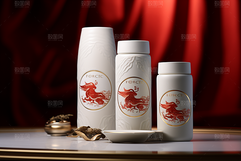 美酒畅饮酒器摄影图