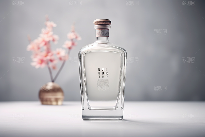 美酒酒瓶酒器摄影图
