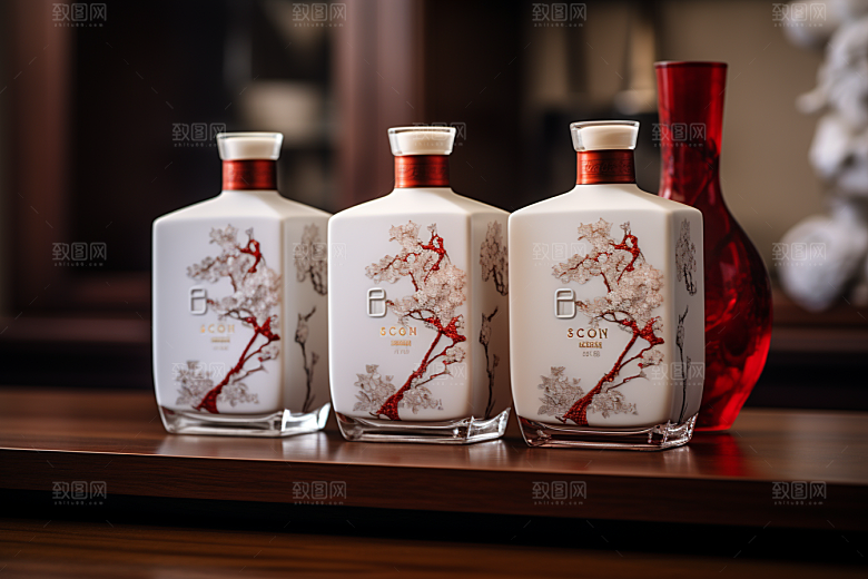 美酒品酒精致摄影图