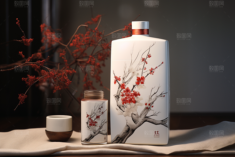 美酒高清酒具摄影图