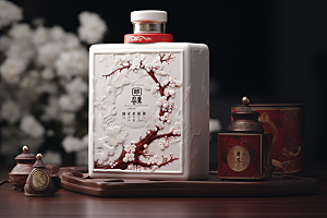 美酒精致饮品摄影图