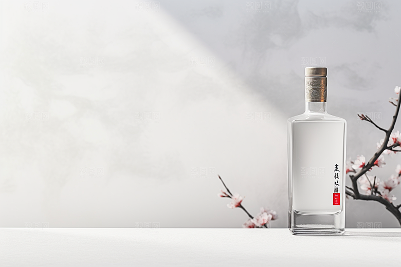 美酒品酒精致摄影图