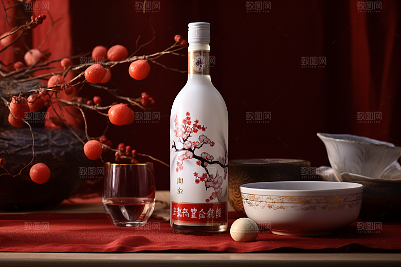 美酒品酒饮品摄影图