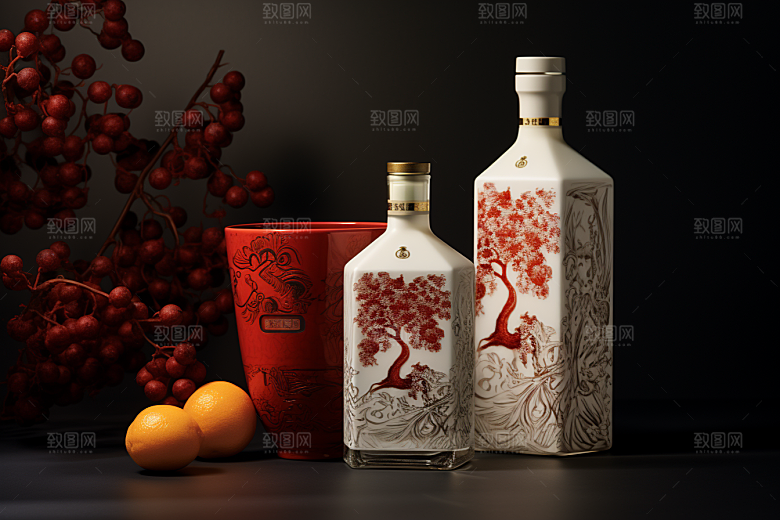 美酒高清酒杯摄影图