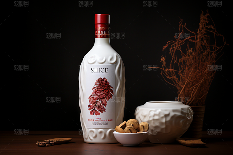 美酒饮品精致摄影图