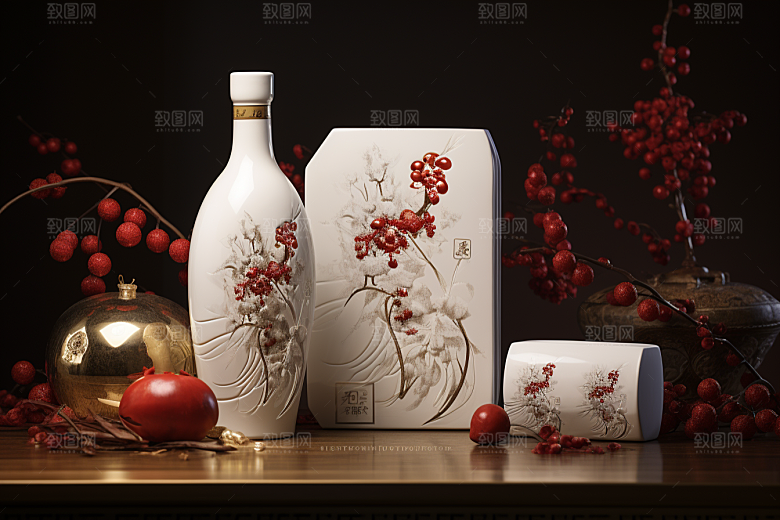 美酒畅饮饮品摄影图