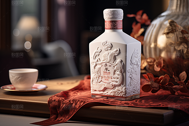 美酒高清畅饮摄影图