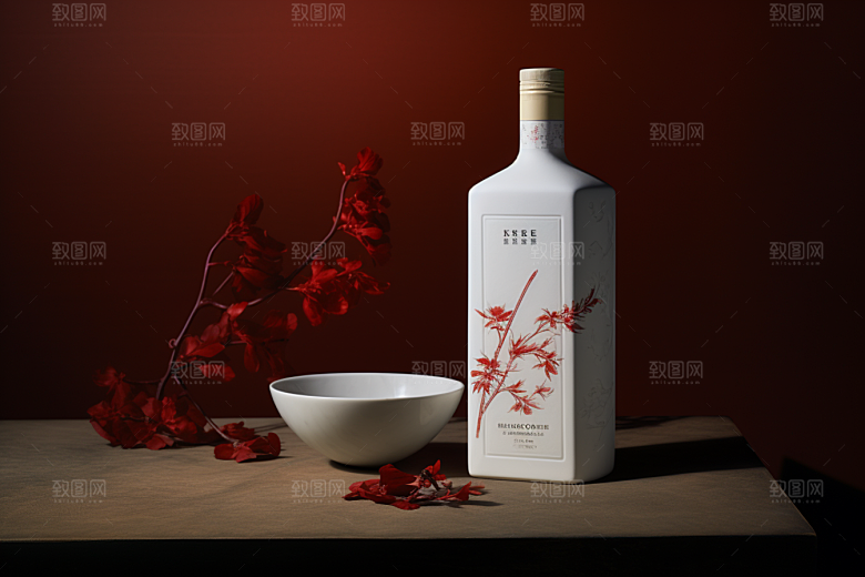 美酒酒器高清摄影图