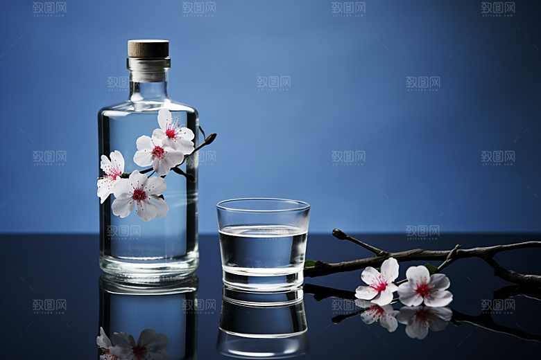 美酒高清酒杯摄影图