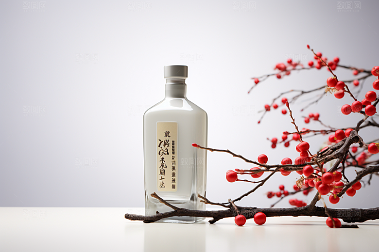 美酒畅饮高清摄影图
