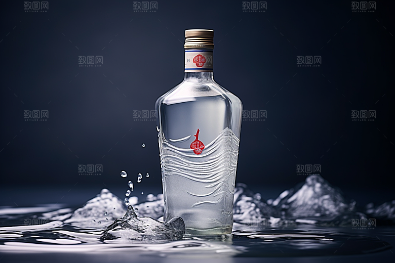 美酒酒杯品酒摄影图