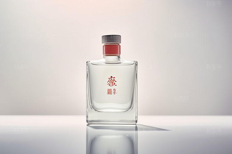 美酒精致酒器摄影图