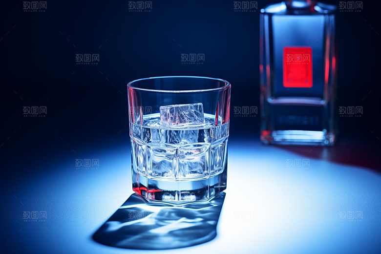 美酒酒杯畅饮摄影图