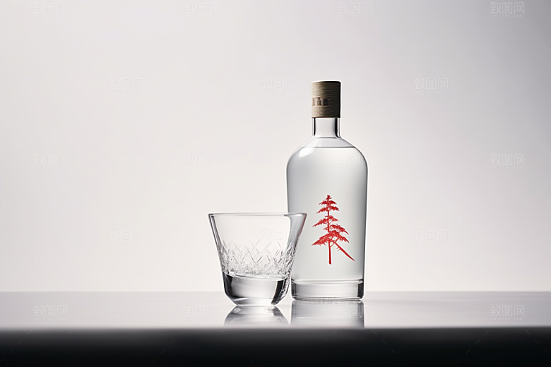 美酒畅饮酒具摄影图