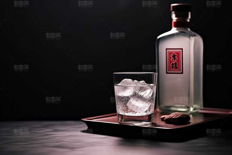 美酒畅饮高清摄影图