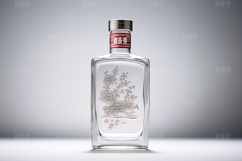 美酒精致酒具摄影图