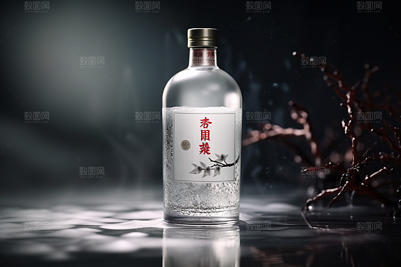 美酒饮品品酒摄影图