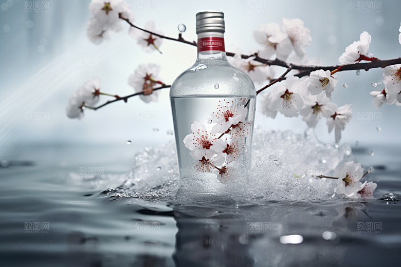 美酒高清品酒摄影图