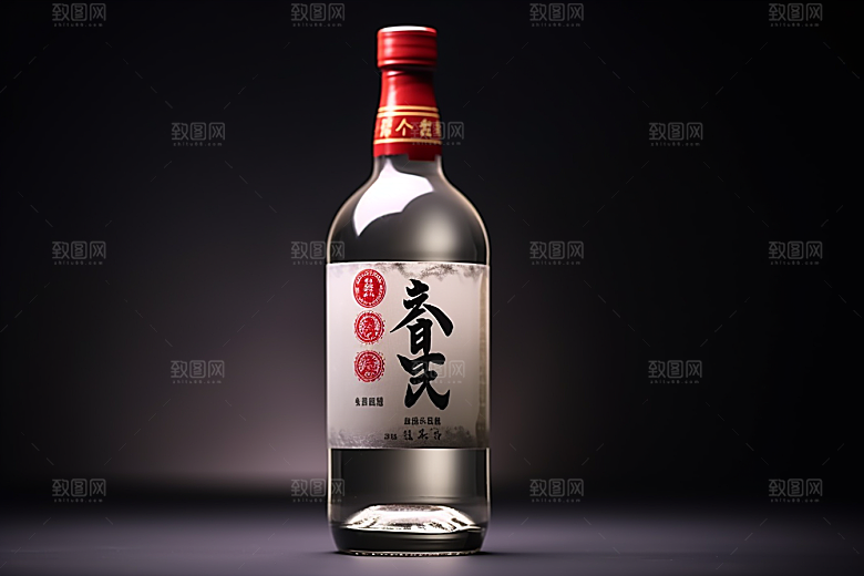 美酒精致饮品摄影图