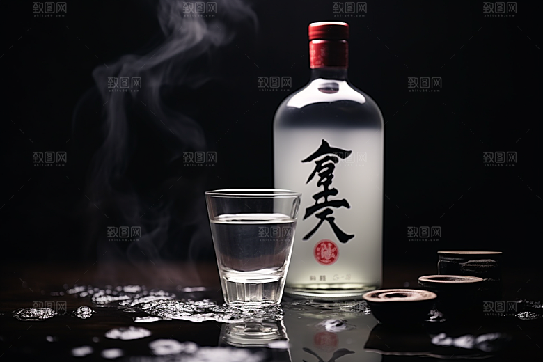 美酒饮品酒具摄影图