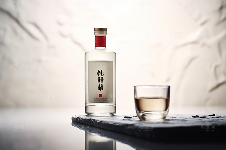 美酒酒杯饮品摄影图