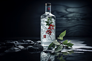 美酒畅饮酒具摄影图