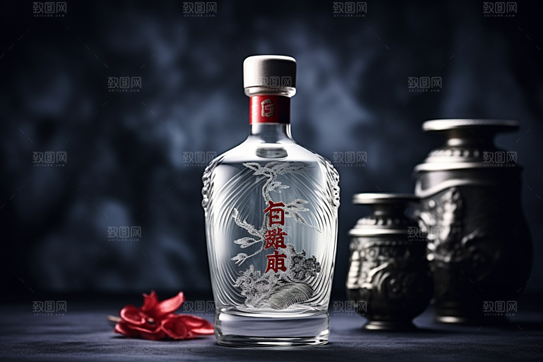 美酒饮品酒杯摄影图