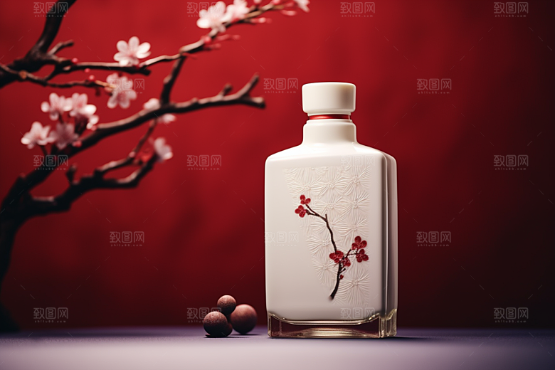 美酒品酒精致摄影图