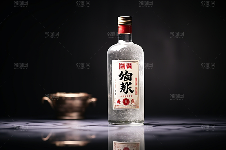 美酒精致酒杯摄影图