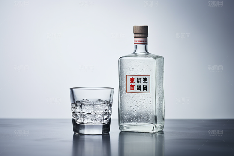 美酒酒杯酒具摄影图