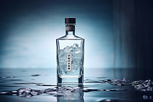 美酒酒具精致摄影图