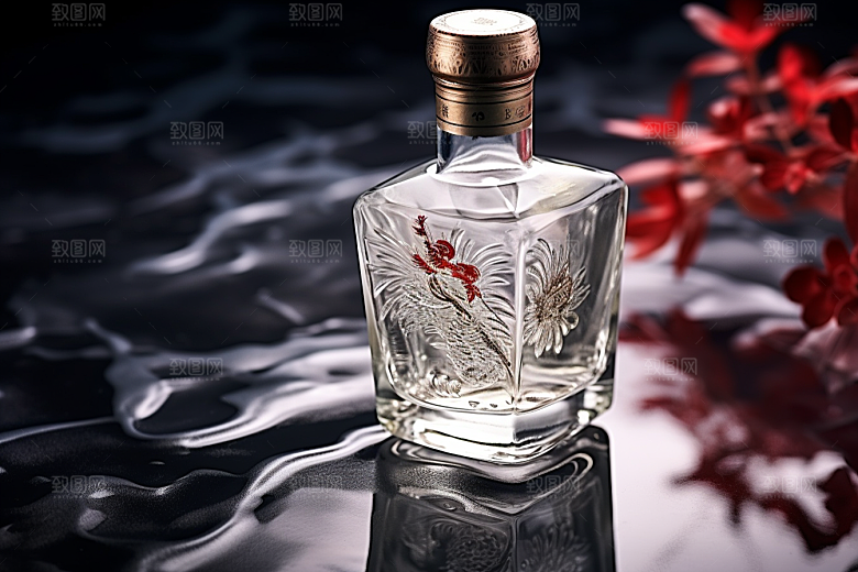 美酒酒具饮品摄影图