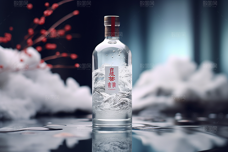 美酒酒器畅饮摄影图