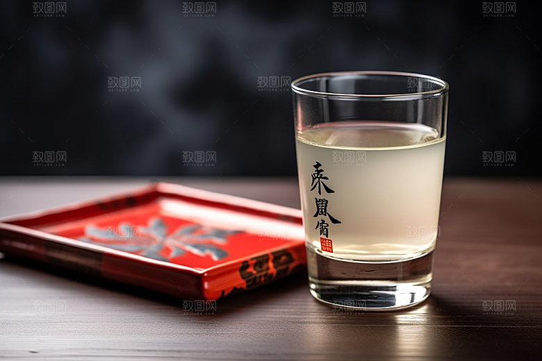 美酒酒具畅饮摄影图