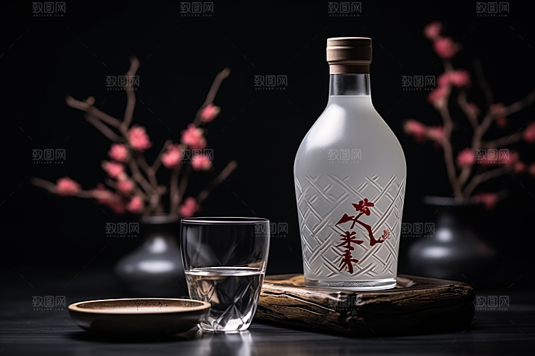美酒品酒高清摄影图