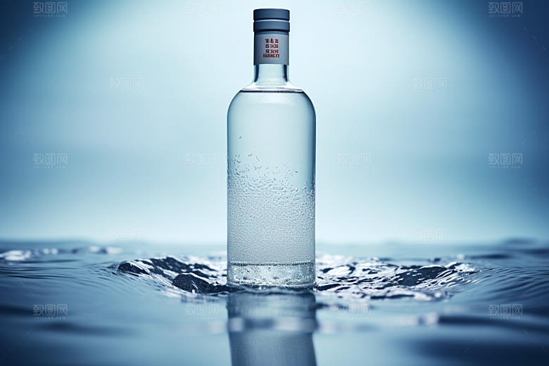 美酒酒杯畅饮摄影图