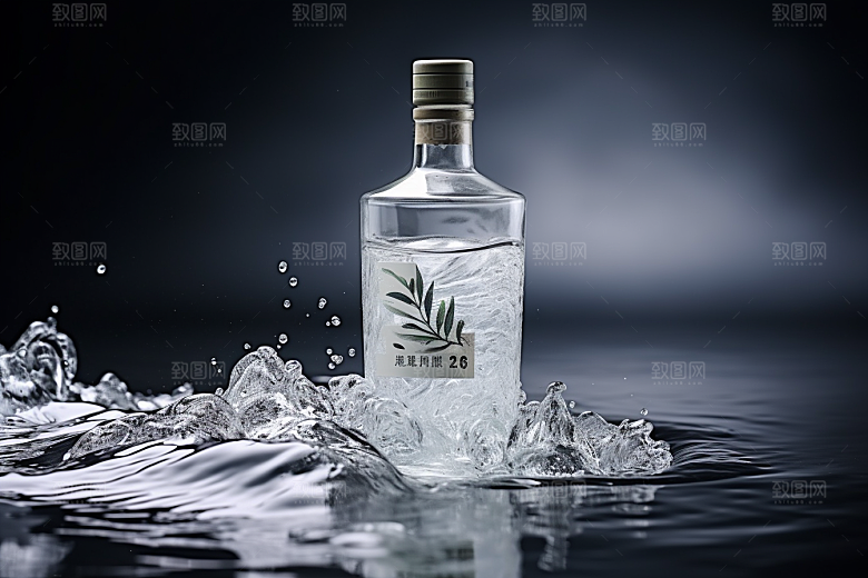 美酒酒器品酒摄影图