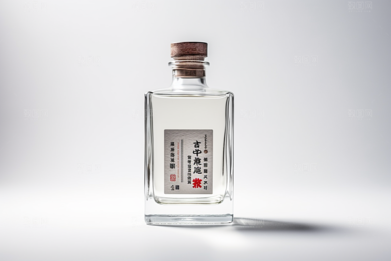 美酒酒瓶高清摄影图