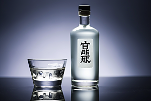 美酒精致酒具摄影图