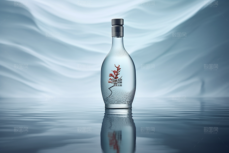 美酒精致饮品摄影图