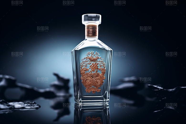 美酒品酒精致摄影图