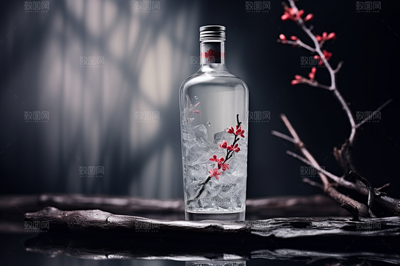 美酒高清品酒摄影图