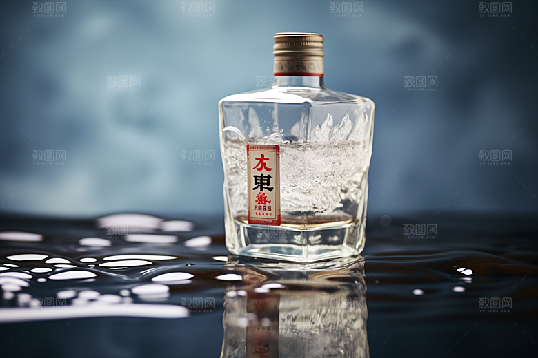 美酒酒器品酒摄影图