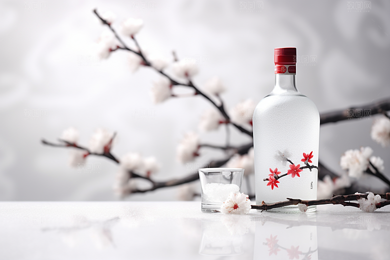 美酒品酒高清摄影图