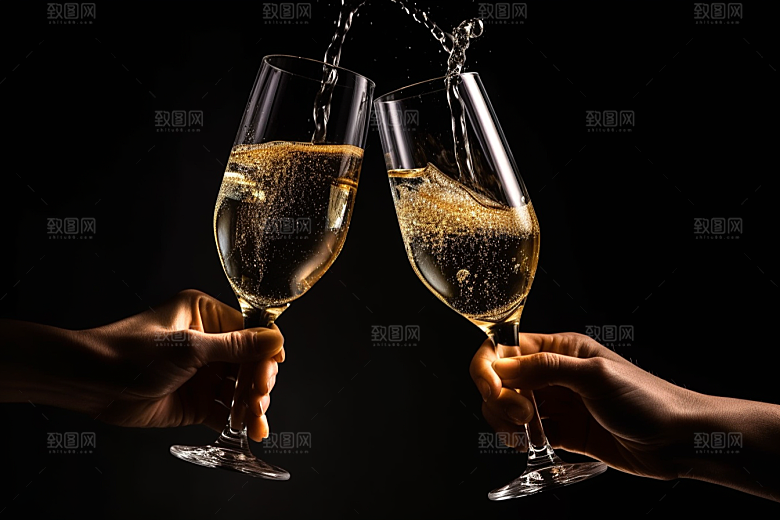 美酒酒瓶品酒摄影图