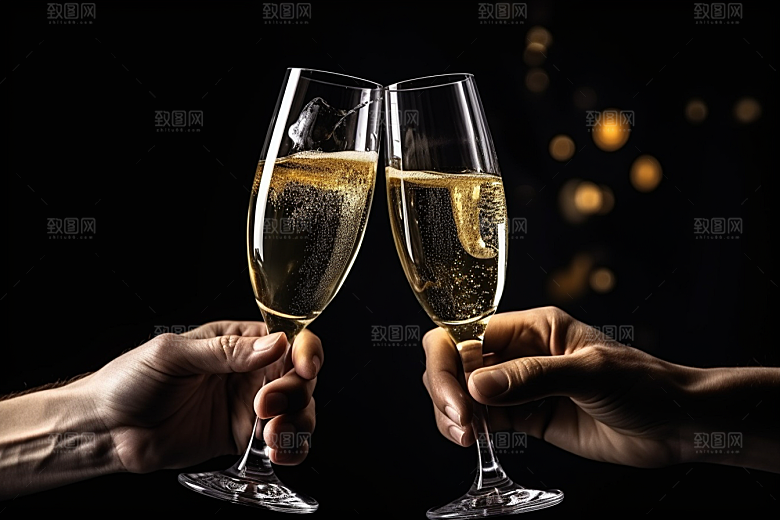 美酒高清品酒摄影图