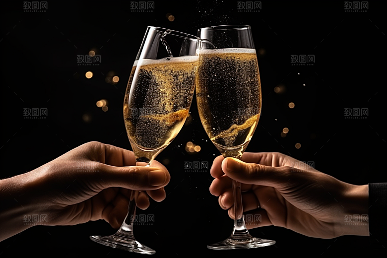 美酒高清酒具摄影图