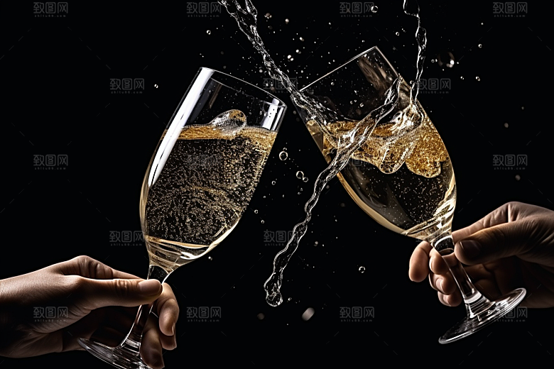 美酒高清酒具摄影图